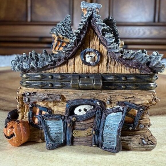 Vintage Boyds Bears Boris' Haunted House with Wiz McNibble Treasure Box #392114 - Picture 6 of 10